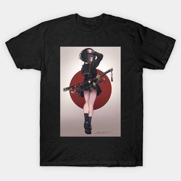 Cutest Samurai T-Shirt by Dawaly